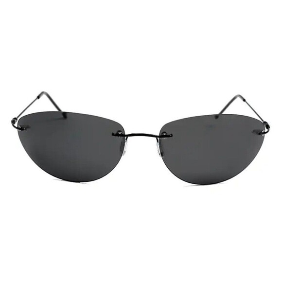 Fashion Cool The Matrix Neo Style Polarized Sunglasses Ultralight Rimless Men - Picture 2 of 12